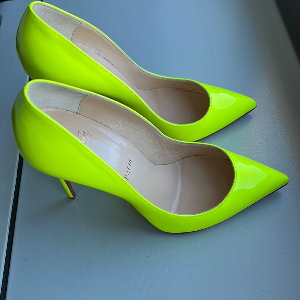 Christian Louboutin Neon heels